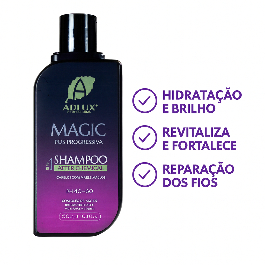 Shampoo Magic Pós Progressiva Adlux Manutenção 300ml