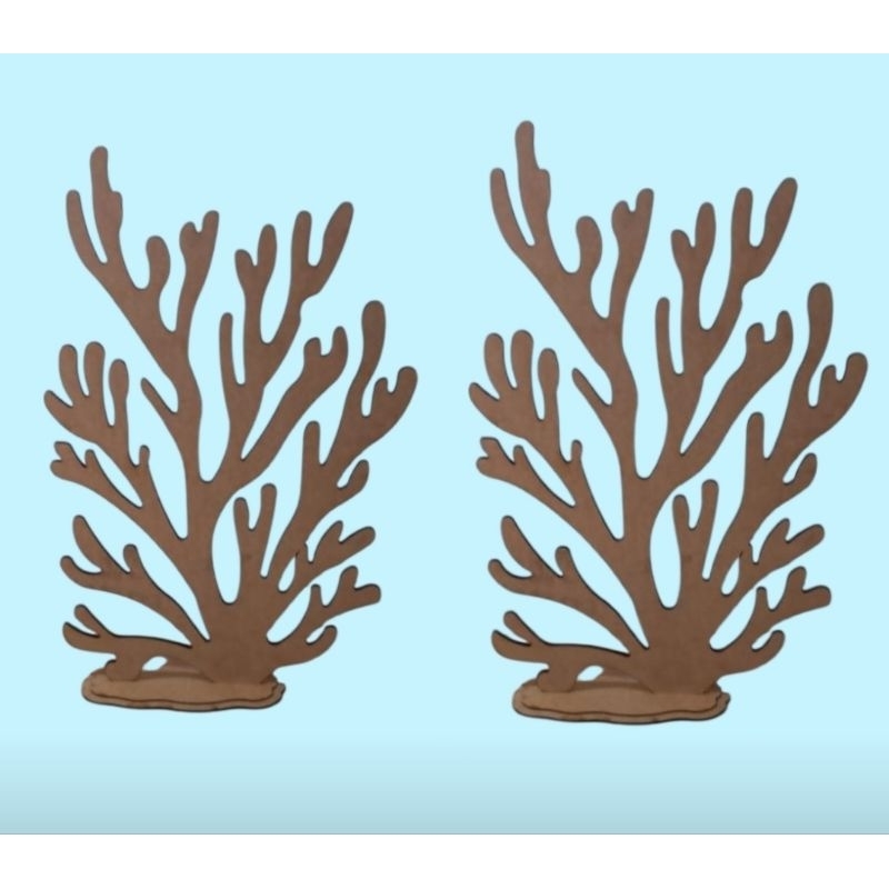 ALGA DE CHAO CRU KIT 2 70 CM MDF GROSSO em Oferta na Shopee