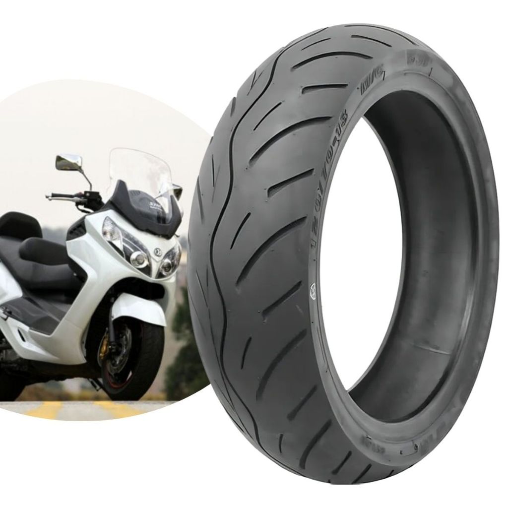 Pneu De Moto Scooter Dafra Maxsym 400I 120/70-15 K6007 Kenda
