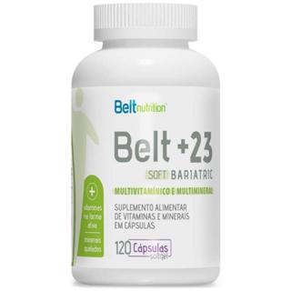 Belt +23 Bariatric Soft 120 Caps Belt Nutrition Multivitaminas Minerais Saúde Bem-estar Bariatrica em Oferta na Shopee