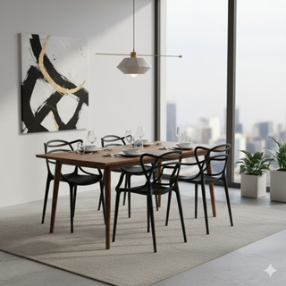 Kit 4 Cadeiras Allegra Sala de Jantar Cozinha Jardim La Mobília Empilhável em Oferta na Shopee