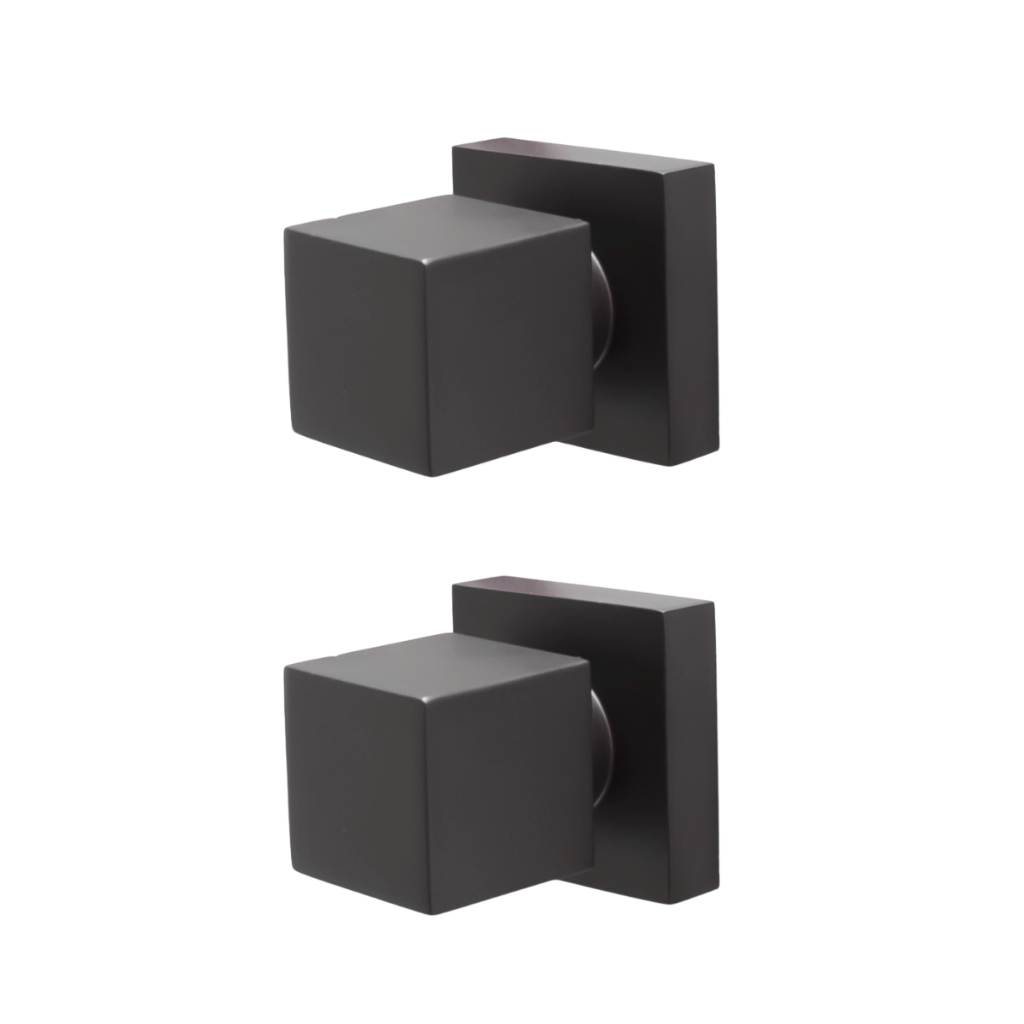 Acabamento para Registro Padrão Deca Docol 1/2 e 3/4 Metal Preto