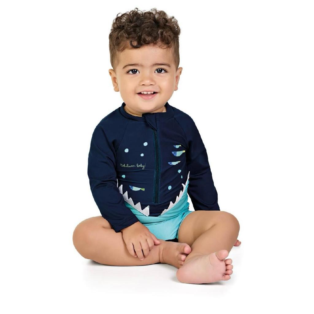 Macaquinho Proteção UV Menino Infantil Próprio Pra Piscina em Oferta na Shopee
