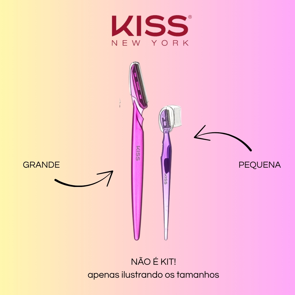 Navalha de Precisão Kiss New York – 1 Unidade (Curta ou Longa)