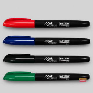 kit 4 Caneta Marcador Permanente Slim Pincel Atomico Jocar Futuro em Oferta na Shopee