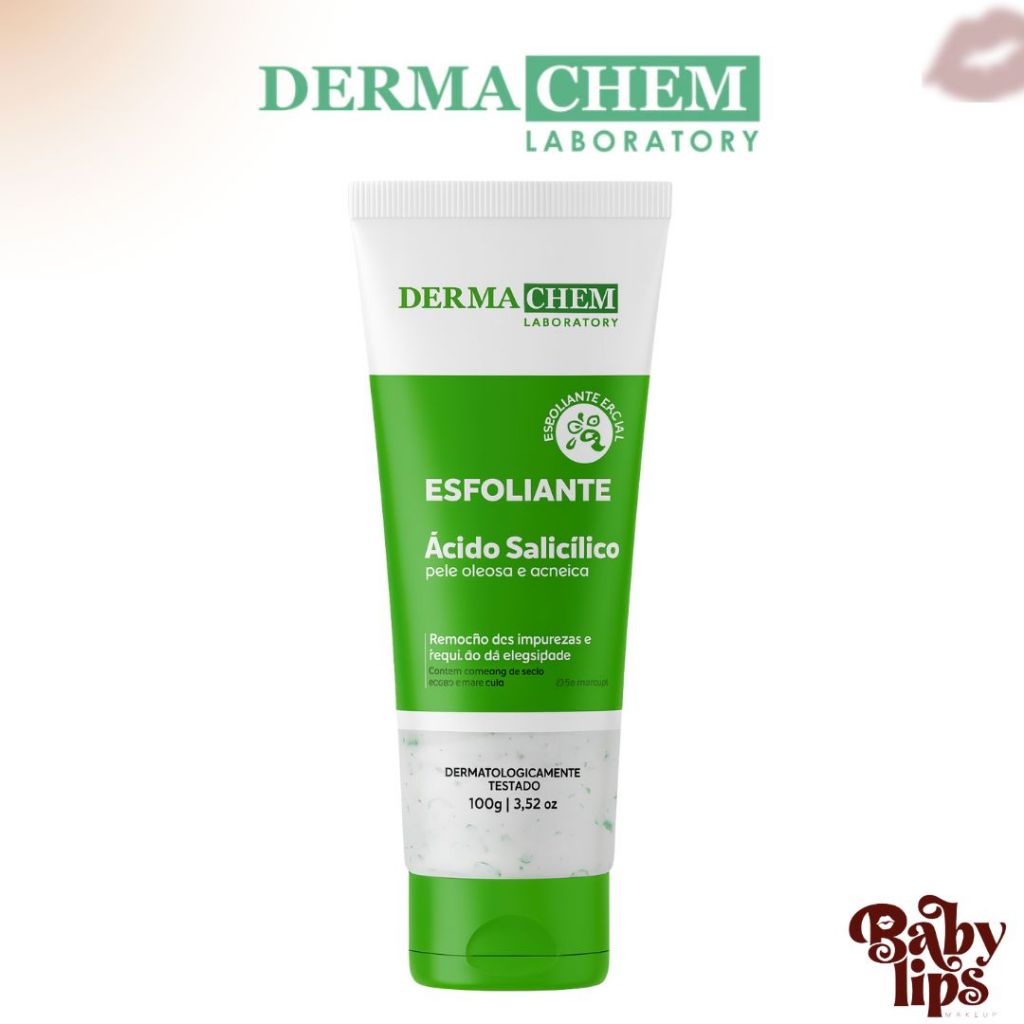 Esfoliante Facial Ácido Salicílico Dermachem Controle De Oleosidade 100g
