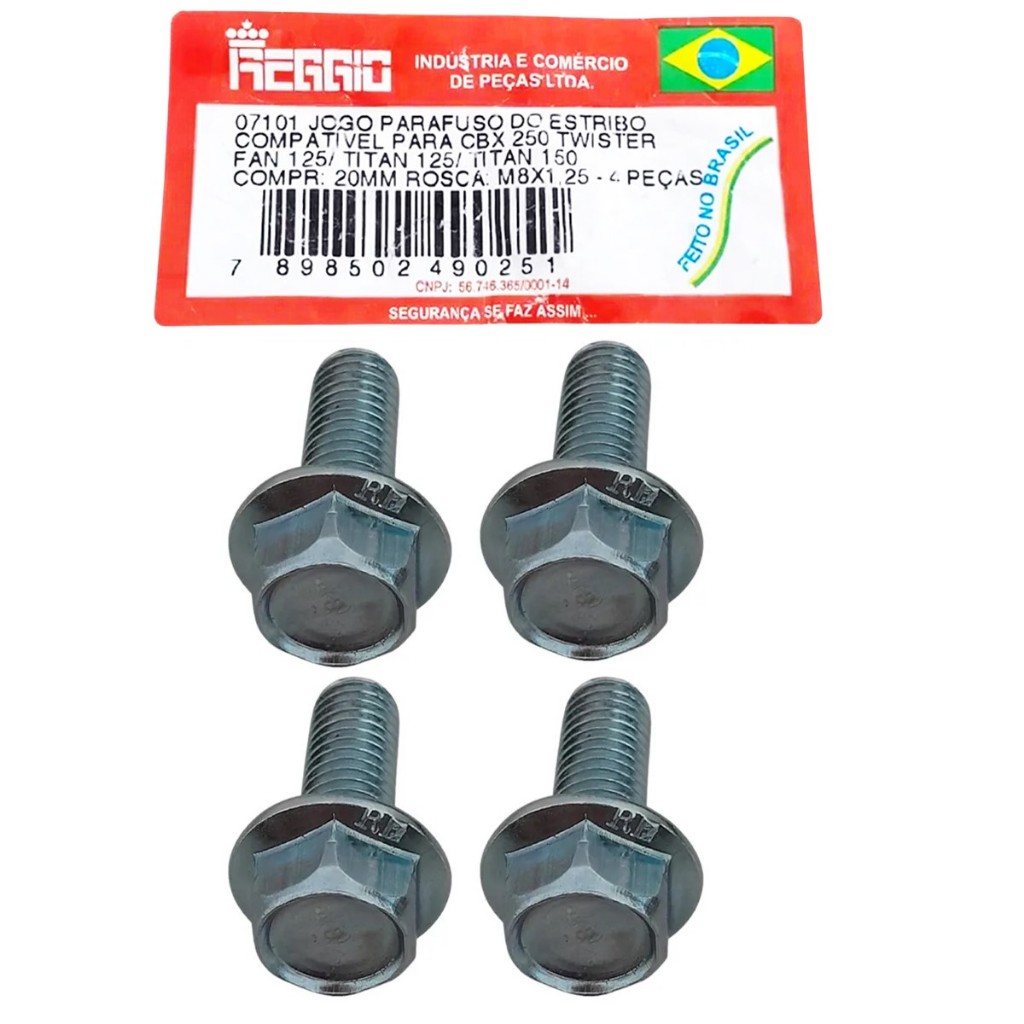 Parafuso Estribo Titan 125-150-160, Fan 125-150-160, Start em Oferta na Shopee