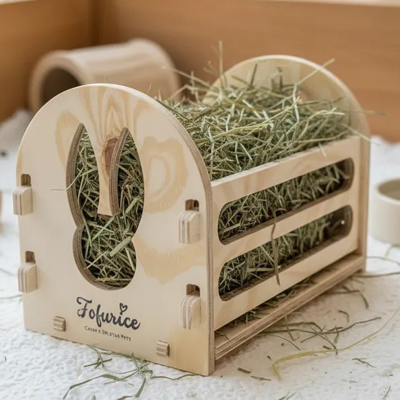 Porta Feno Comedouro Grande Para Coelho Porquinho da índia e Outros Roedores em Oferta na Shopee