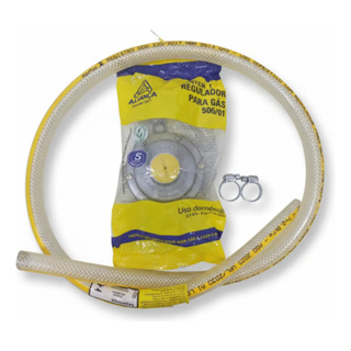 Regulador Gás Aliança 506/01 Kit Mangueira 1,25m em Oferta na Shopee