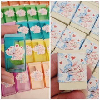 kit's Borracha e Apontador Personalizado para Lembrancinha - vários temas em Oferta na Shopee