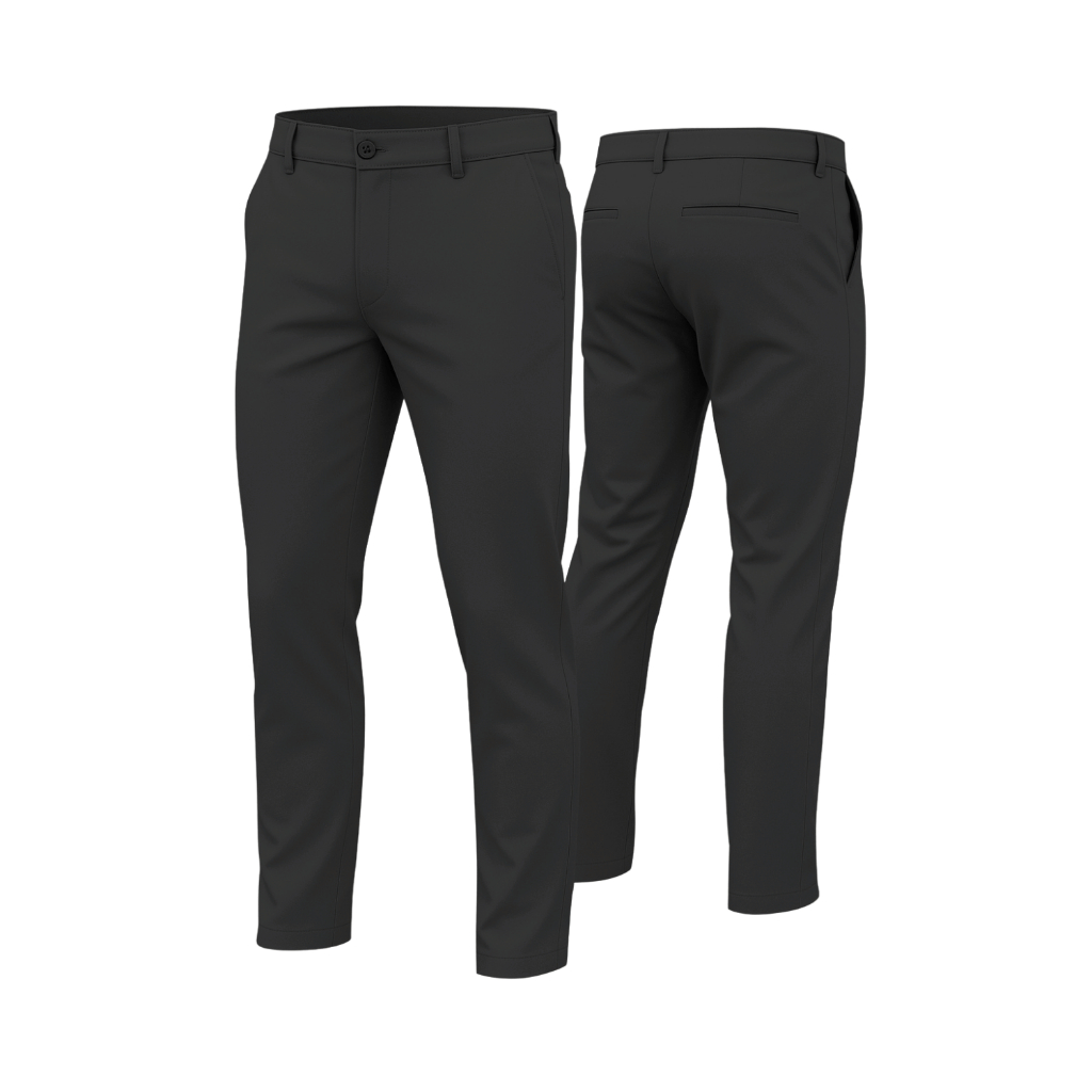 Calça Social Masculina Alfaiataria Tecnológica Elastano Calça De Sarja Masculina Bolso Faca