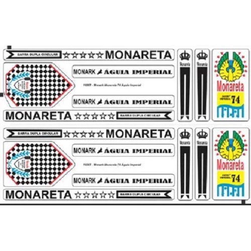 Adesivo Bicicleta Monark MONARETA 74 Águia Imperial