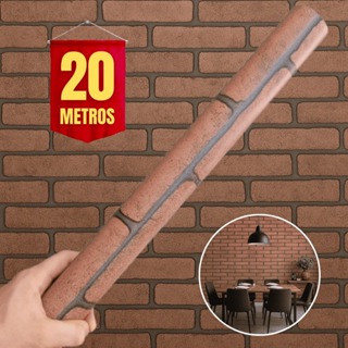 Papel De Parede Adesivo Tijolinho Para Sala Quarto Cozinha Móveis a Prova de Água Colante em Oferta na Shopee