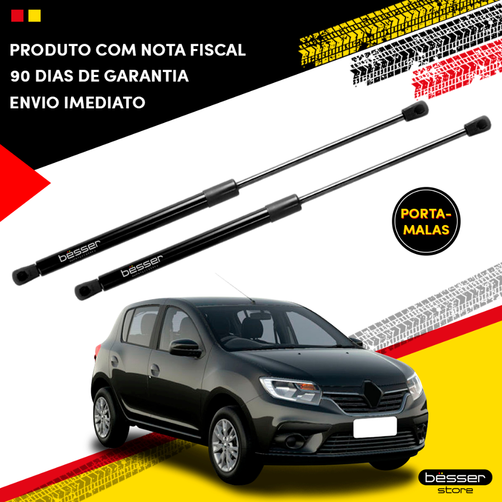 Par Amortecedor Para Porta Malas Renault Sandero 2015 À 2024 Amortecedor Para Tampa Traseira Sandero