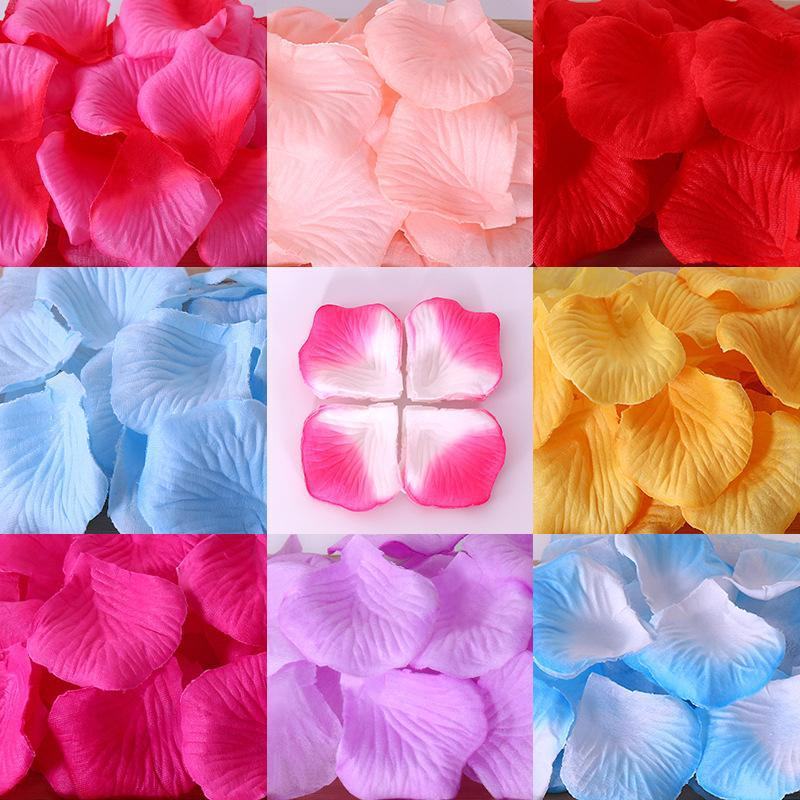 Kit 1000 Pétalas Rosas Artificiais Casamento Decoração Festas Rosa Branca Enfeite Noivado Namoro