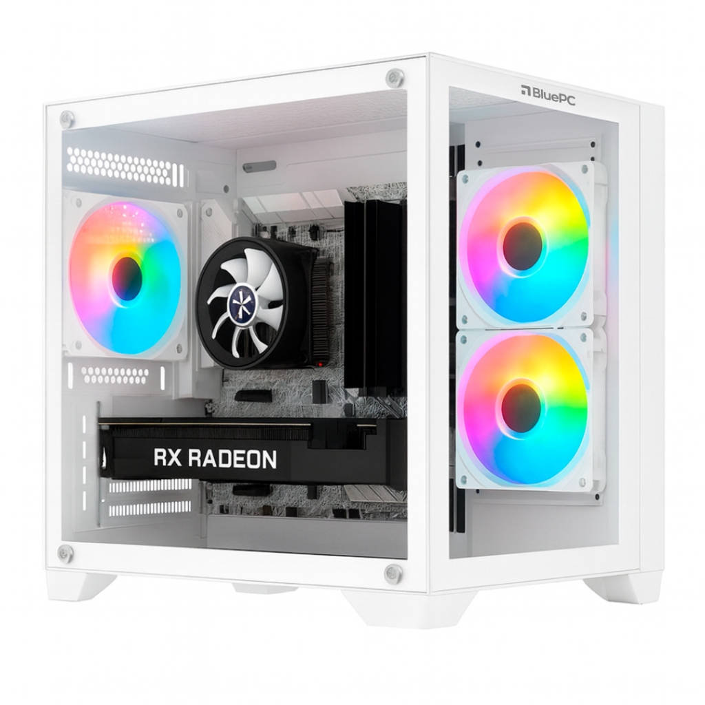 PC Gamer BluePC FRAG, Intel Core i5 14400F, Radeon RX 6600 8GB, 16GB DDR4, SSD 512GB - PGBP-FRA203