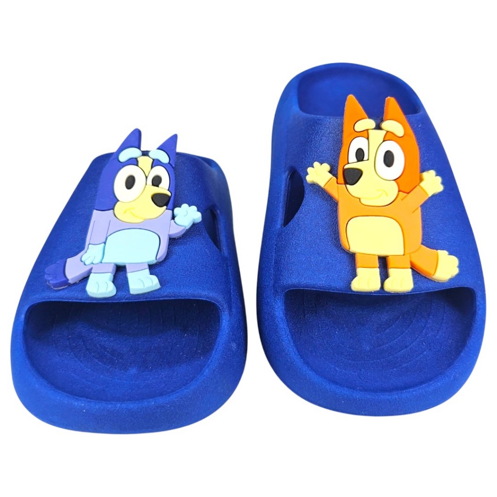 Chinelo Nuvem Infantil Masculino e Feminino Antiderrapante Confortável Leve e Macio Bluey Bingo