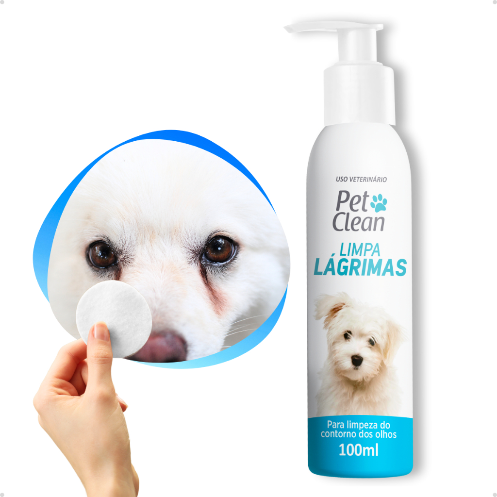 Limpador de Lágrimas Ácidas Limpa Olhos Ramela para Cachorro e Gato Pet Clean 100ml em Oferta na Shopee