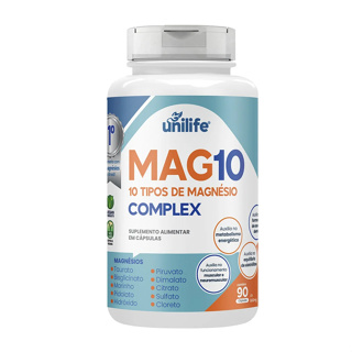Mag10 Complex 90 Cápsulas 10 Tipos De Magnésio - Unilife em Oferta na Shopee