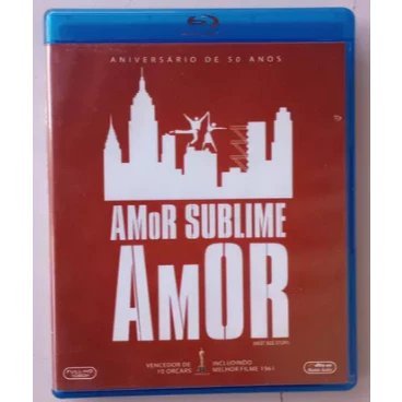 Amor Sublime Amor West Side Story Blu-Ray Filme Clássico com Natalie Wood Legendado