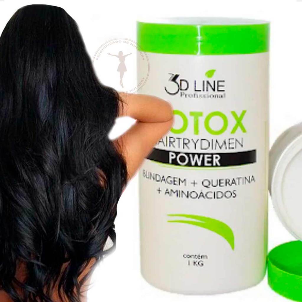 Blindagem Capilar Alisamento Btox Queda de Cabelo Nunca Mais TODO TIPO Cabelo Profissional 1KG