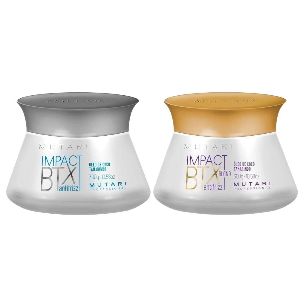 Kit Mutari Botox Capilar Btx Impact 300g + Btx Blond 300g.NF