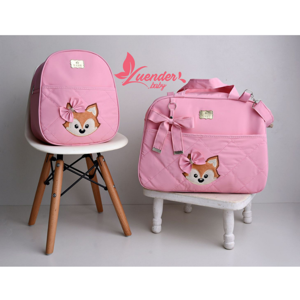 Bolsa Maternidade menino/menina kit luxo Judá Baby