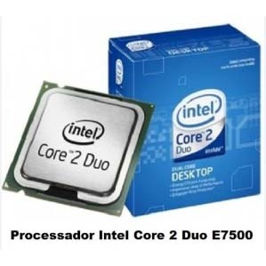 Processador Corei2 - Intel Core 2 Duo E7500 2.93GHz Socket LGA775 - Usado e Testado