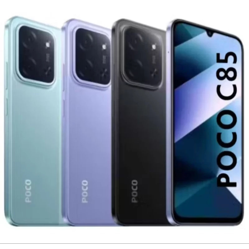 Xiaomi Celular Poco C85 4G 8GB 256GB 6GB 128GB NFC Tela de 6.9 Polegadas Bateria 6000 Mah