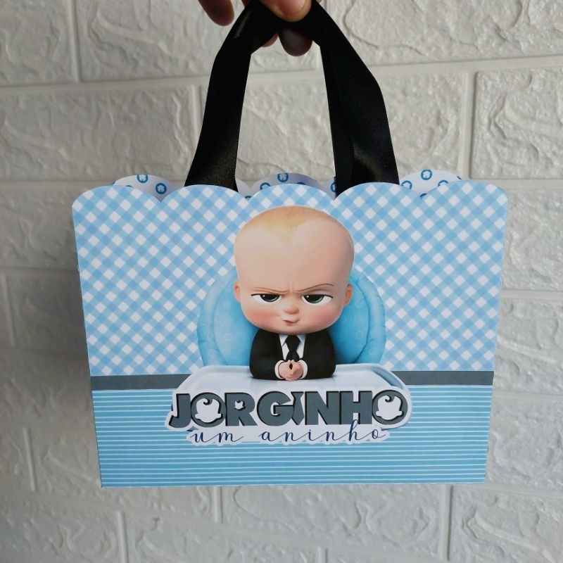 Sacolinha Surpresa Horizontal tema Poderoso Chefinho - FAZEMOS EM QUALQUER TEMA lembrancinhas e personalizados baby boss