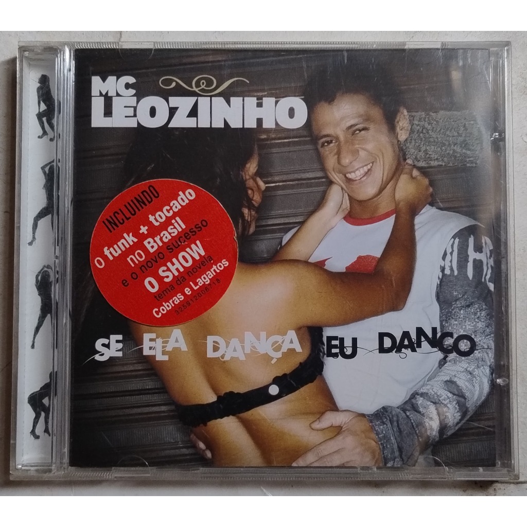 Cd Mc Leozinho se ela dança eu danço Funk Otimo Estado