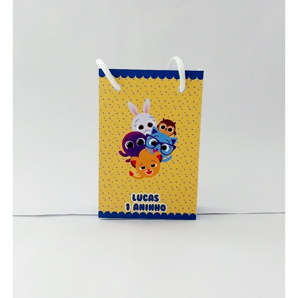 SACOLINHAS PERSONALIZADAS PARA LEMBRANCINHA BOLOFOFO/SACOLA PEQUENA/ANIVERSÁRIO