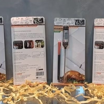 🌡️ Termômetro Culinário Digital Espeto Profissional - O Ponto Perfeito em Segundos! 🌡️