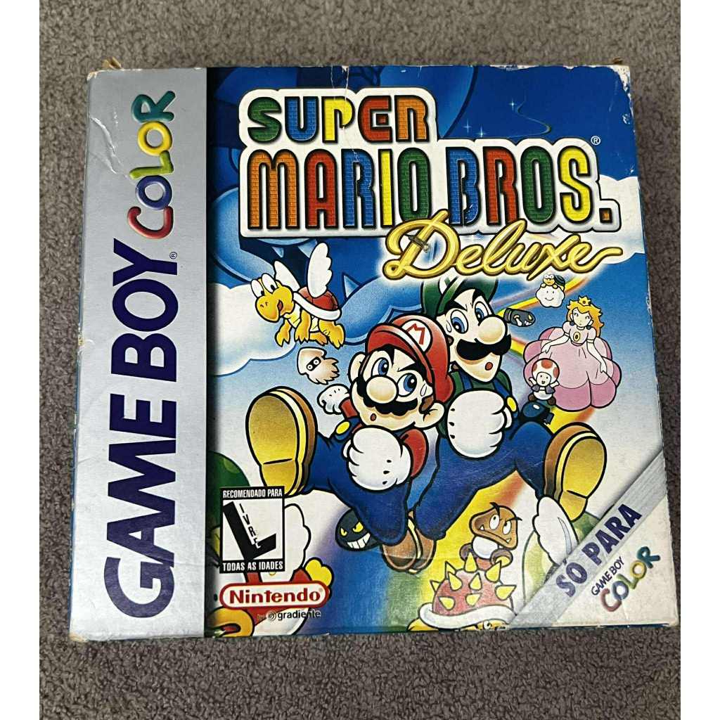 Super Mario Bros Deluxe - Versão Nacional Gradiente - Completo - Game Boy Color