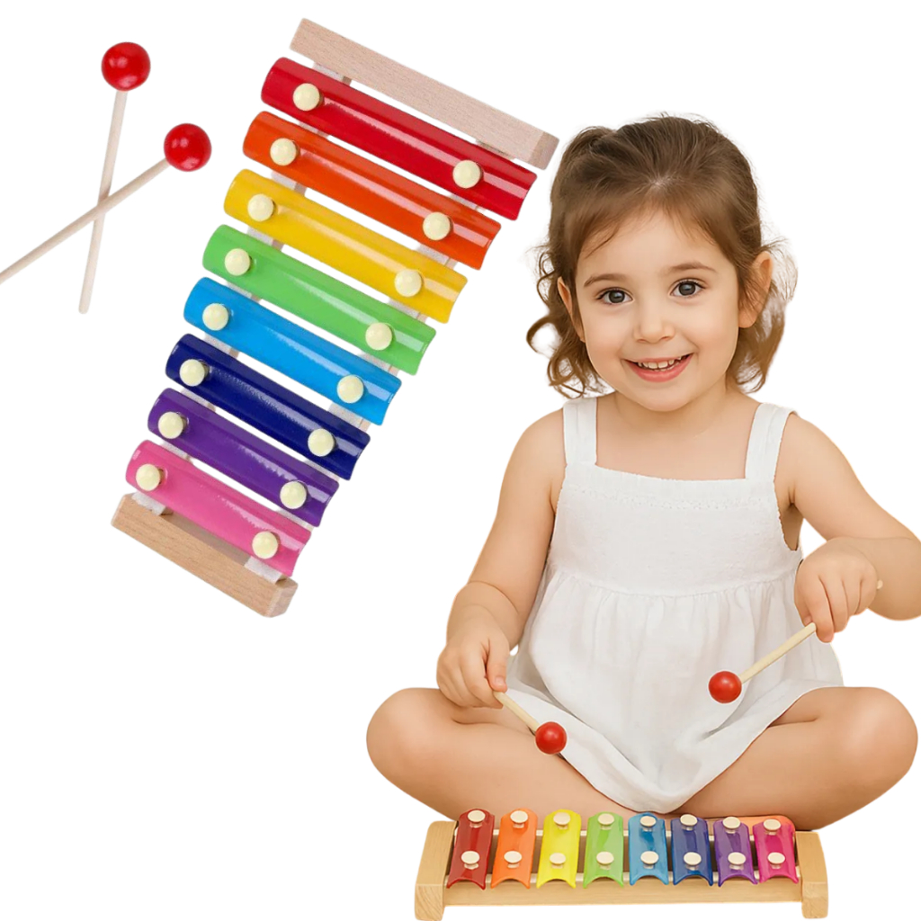 Xilofone com 2 Baquetas: Onde Comprar | BuscaProdutos