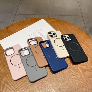 Case Capa para Celular Couro Modelo Magsafe em Oferta na Shopee