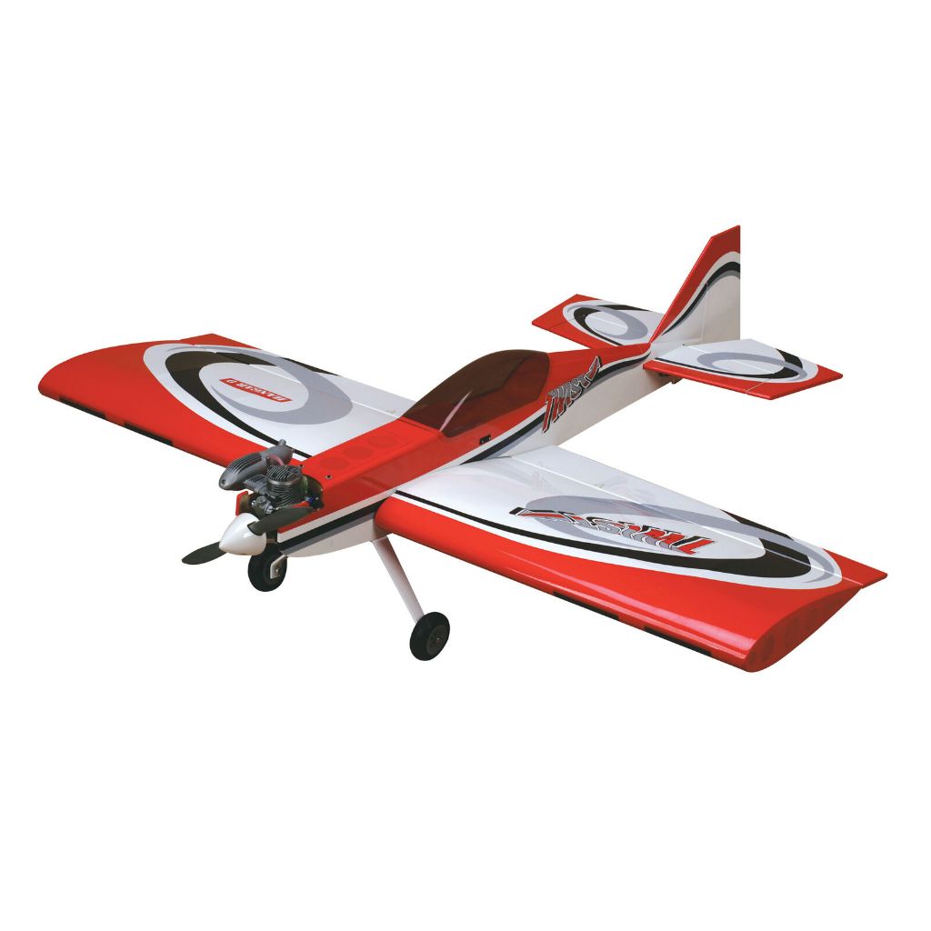 Aeromodelo Aviao Hangar Twist 60 Arf 54.7" Han4210 Branco E Vermelho