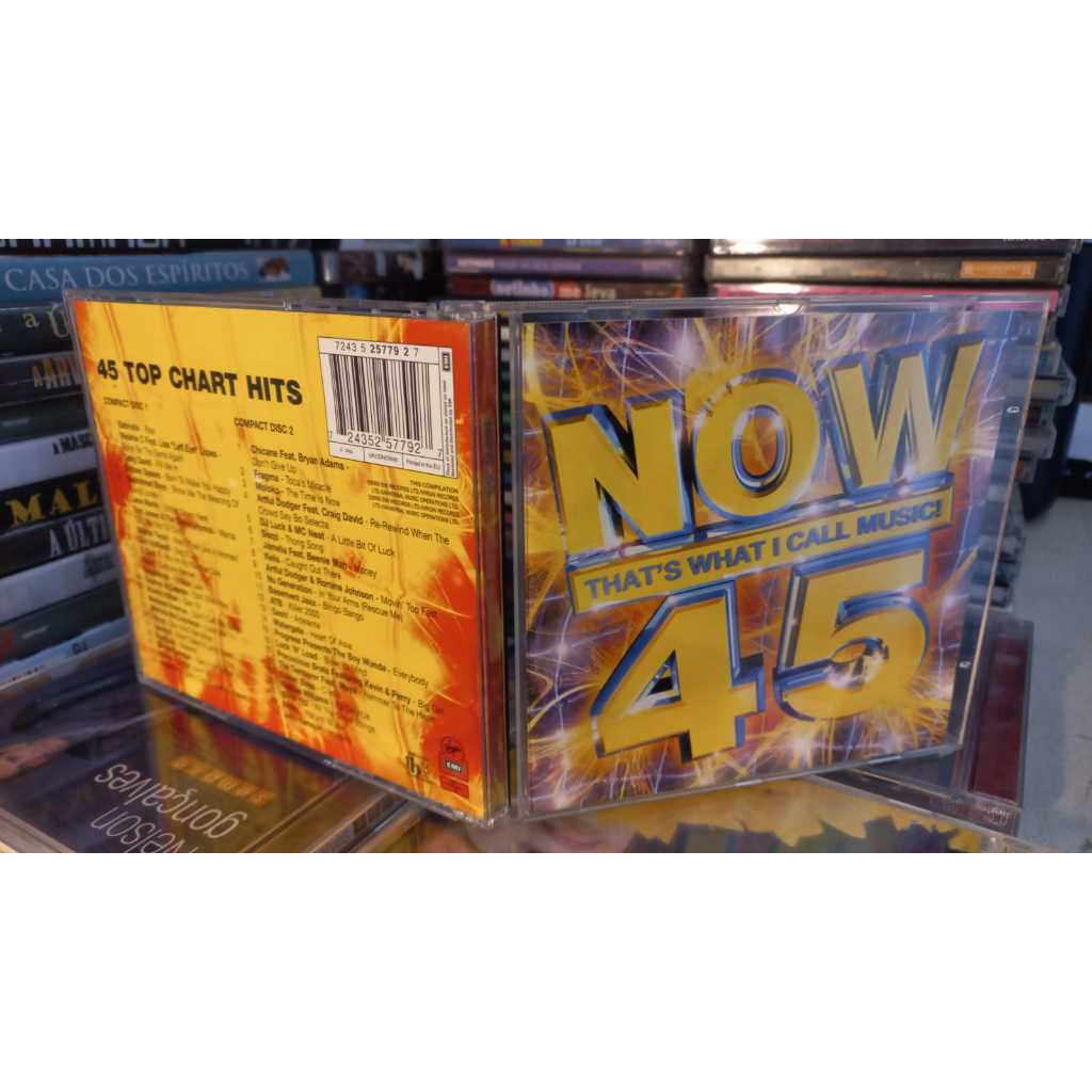 cd now thats wat i call music 45 - raro - Excelente- IMP -*leia descrição moloko Dj lock Kelis sash moby sisqó Mc neat