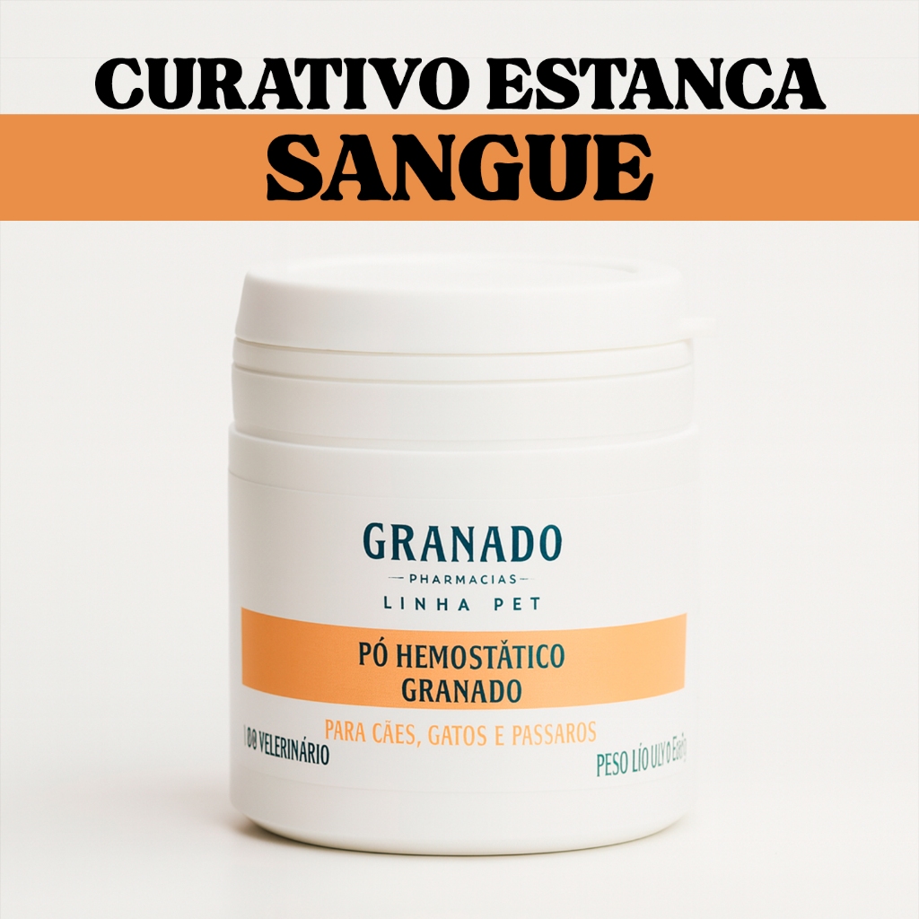 Estanca Sangue Curativo Para Unhas do Cachorro Banho e Tosa