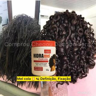 Mel Cola Pra Fixação Definição Cachos Definidos 500g Cachos Crespo Ondulados Fixação Finalizador em Oferta na Shopee
