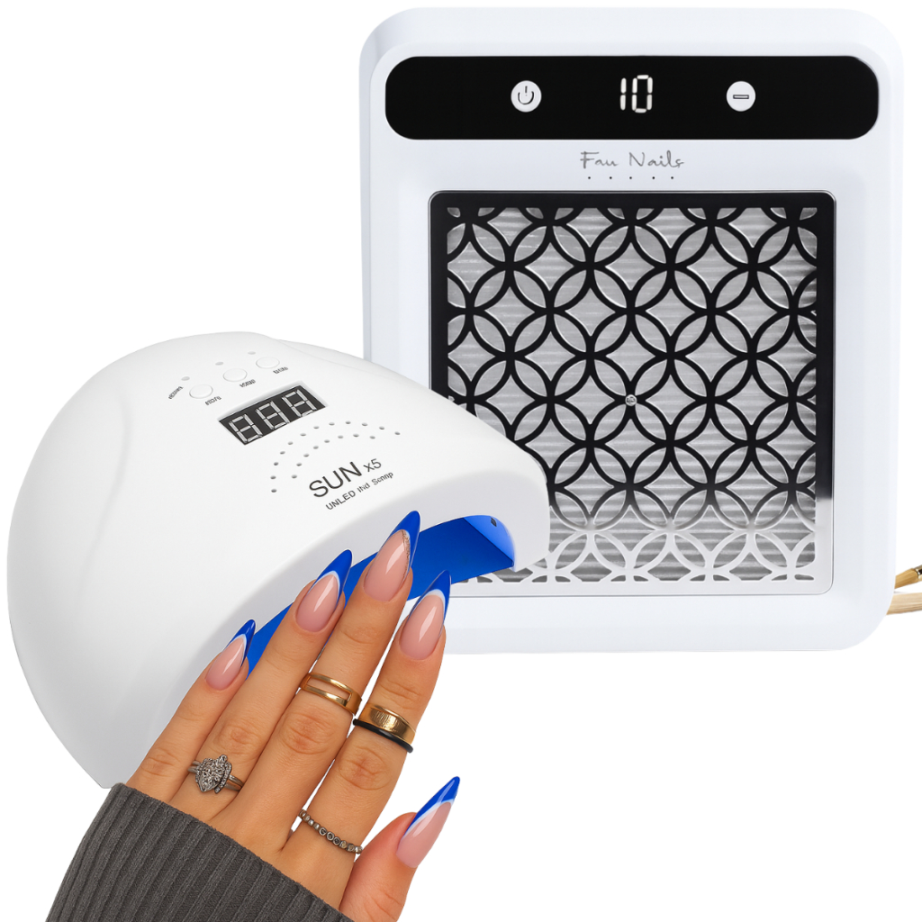 Kit Coletor Sugador grelha para unhas Aspirador Pó do gel+ Cabine Sun Led/uv 48w estufa profissional Original esmalte