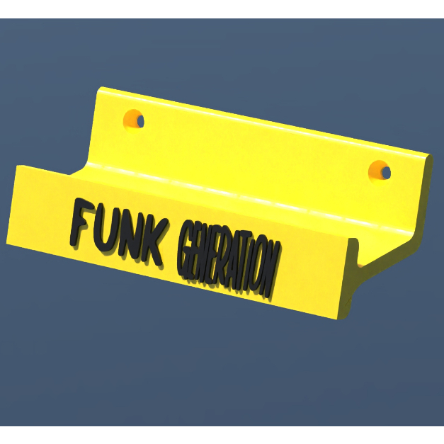 Base em 3D para vinil - Funk Generation (Anitta)