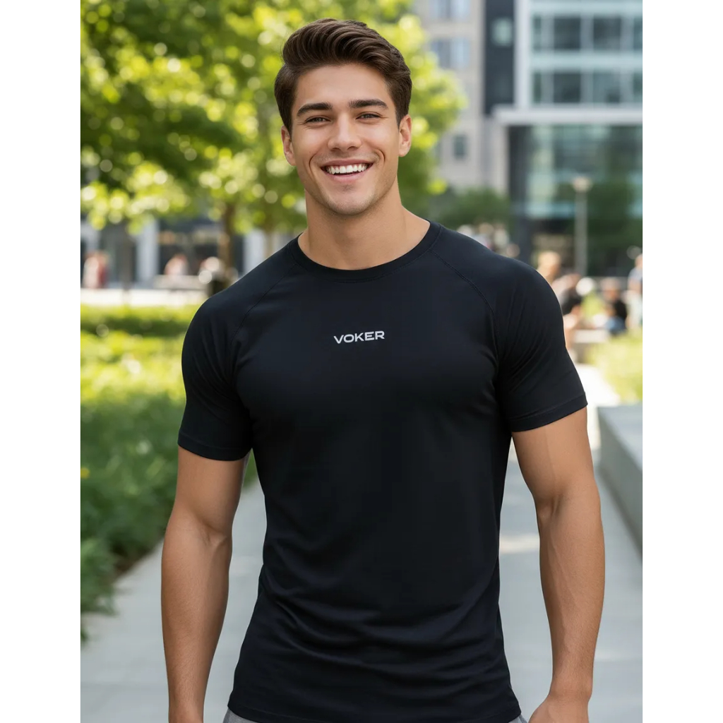 Detalhes do Camisetas Raglan Proteção Uv Térmica Camisas Dry Fit Voker