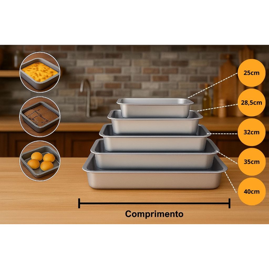Assadeira Forma Retangular: Onde Comprar | BuscaProdutos