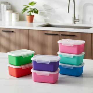 Pote Plásticos 1L Com Trava Kit Para Marmita Fitness Microondas e Geladeira Facil Limpeza em Oferta na Shopee