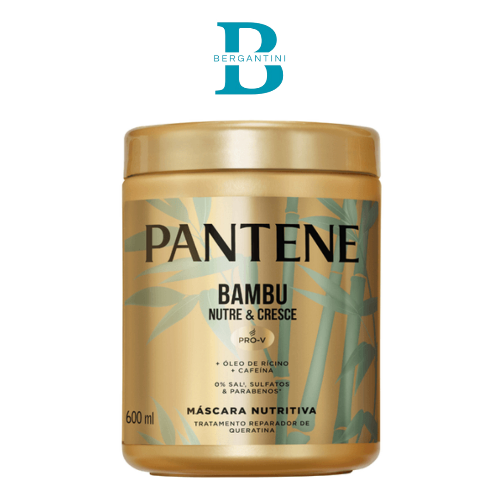 Máscara De Tratamento Capilar Pantene Pro-v Bambu Com 600ml em Oferta na Shopee