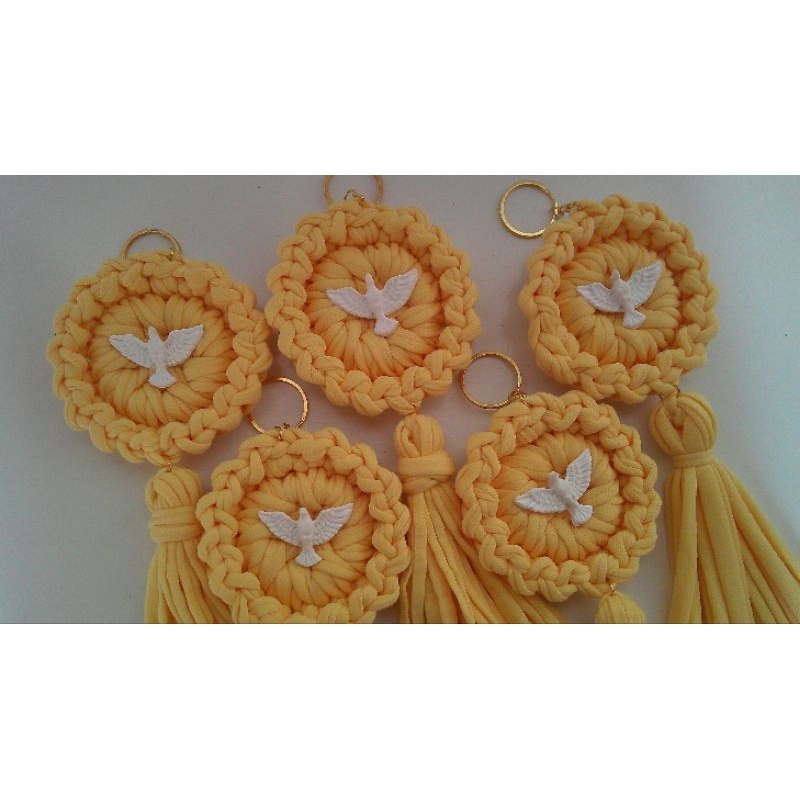 kit chaveirinhos mandala divino espírito santo para batizados