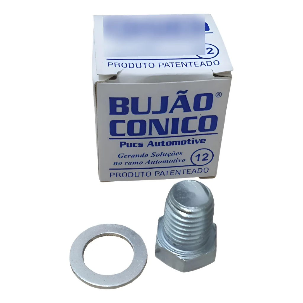 Bujão Cônico 12mm Carter Espanado Honda Toyota Peugeot