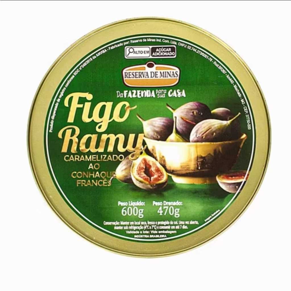 Figo Ramy Caramelizado em Lata 600 Gramas