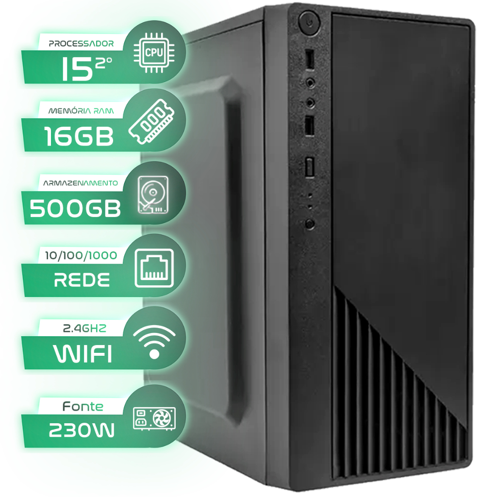 Computador Core Intel I5 16gb Hd 500GB
